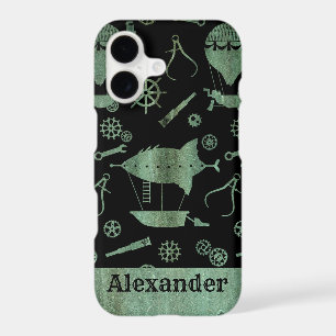 Steampunk Verdigris Airships Theme Custom Name