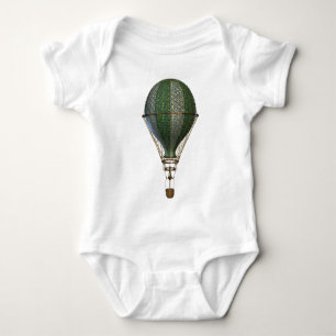 Steampunk Victorian Balloon Baby Bodysuit
