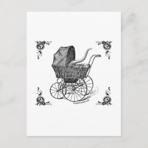 Steampunk Victorian Cthulhu baby Postcard