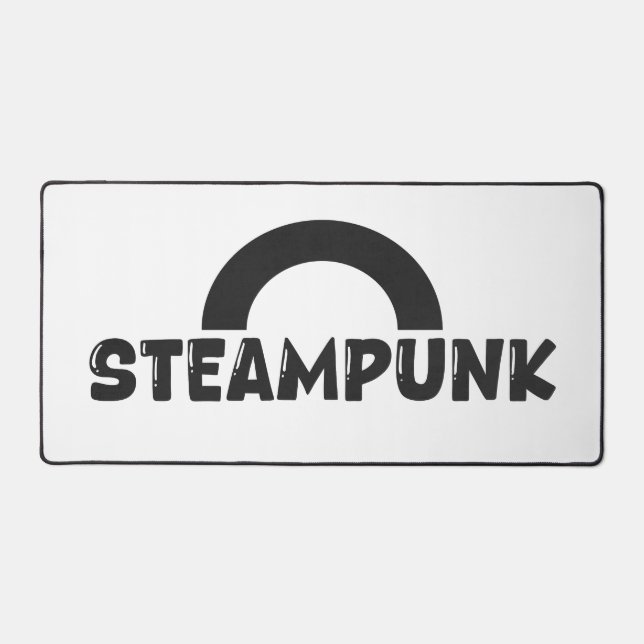 Steampunk Vintage Art – Elegant Desk Mat (Recto)