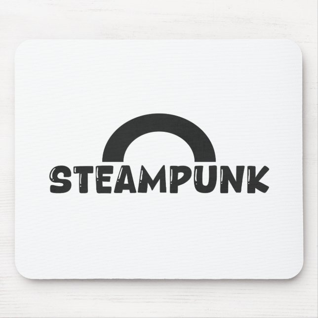Steampunk Vintage Art – Elegant Mousepad (Front)
