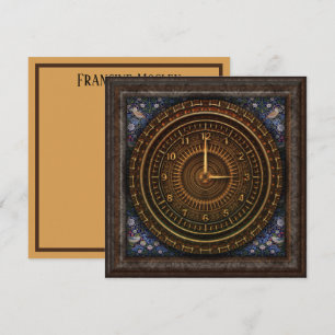 Steampunk Vintage Old-Fashioned Copper Clockwork