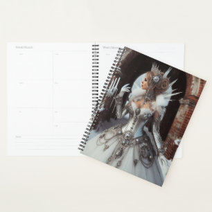 Steampunk Vintage Victorian Lady Ice Queen