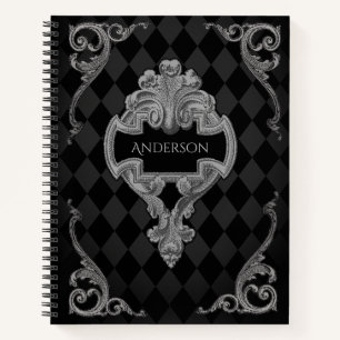 Steampunk Vintage Victorian Personalized Notebook