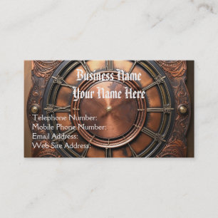 Steampunk Vintage & Victorian Theme Business Card
