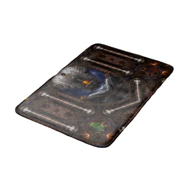 Steampunk Visions Bath Mat (Angled)