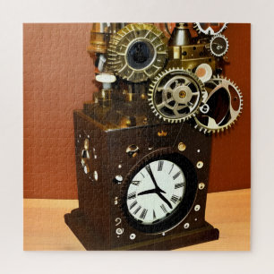 Steampunk Vulcan Timetravel Device Jigsaw Puzzle