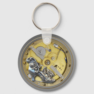 Steampunk Watchworks Key Keeper Keychain