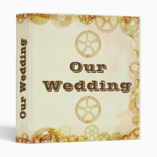 Steampunk Wedding, 1" binder