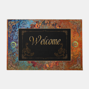 Steampunk Welcome Doormat