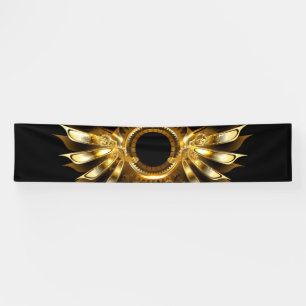 Steampunk wings banner