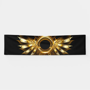 Steampunk wings banner