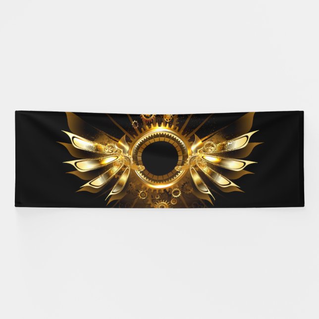 Steampunk wings banner (Horizontal)