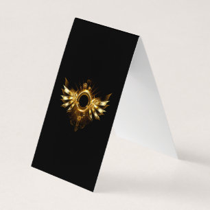 Steampunk wings business card