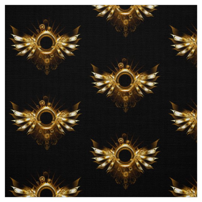 Steampunk wings fabric (Swatch)