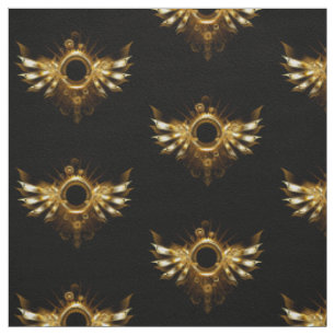 Steampunk wings fabric