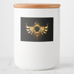 Steampunk wings food label