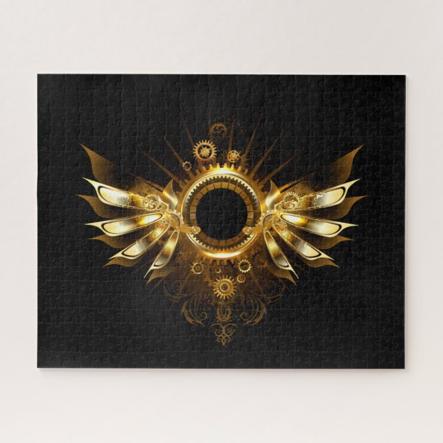 Steampunk wings jigsaw puzzle (Horizontal)