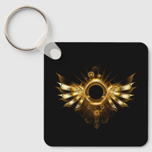 Steampunk wings keychain