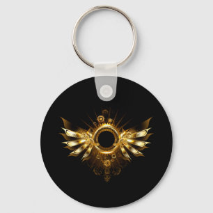 Steampunk wings keychain