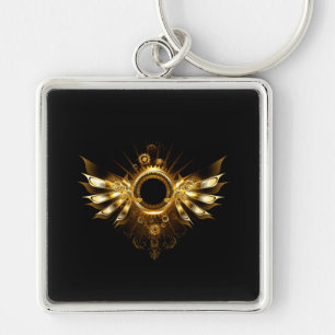 Steampunk wings keychain