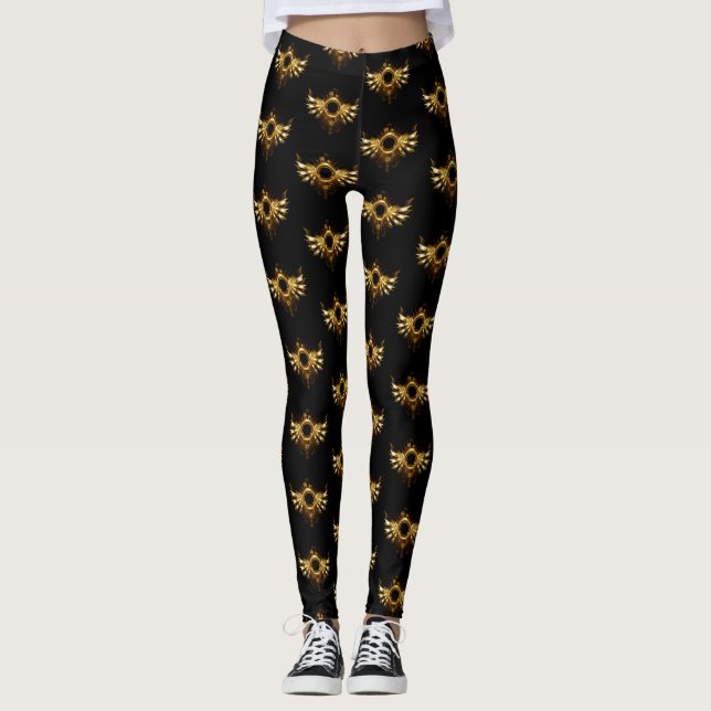 Steampunk wings leggings (Front)