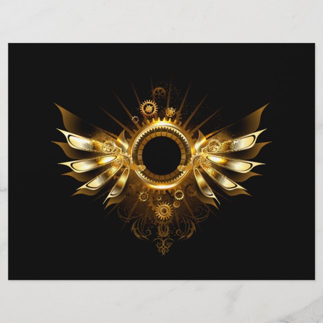 Steampunk wings letterhead (Front)