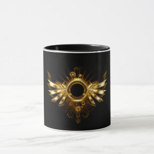 Steampunk wings mug