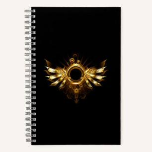 Steampunk wings notebook