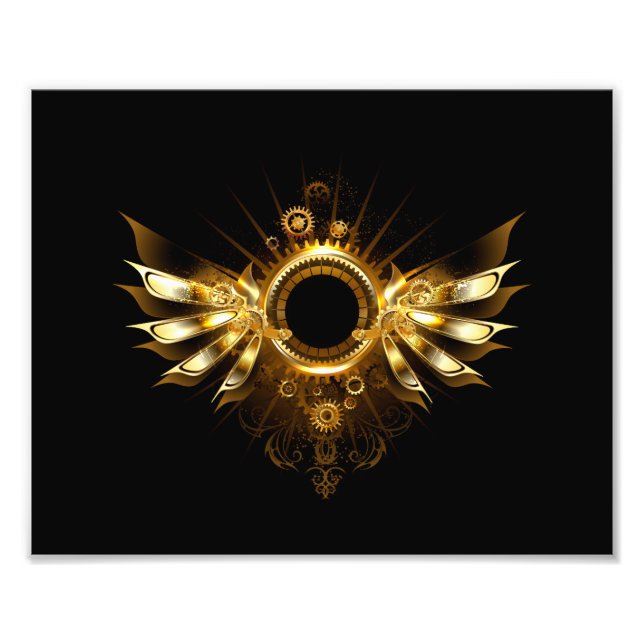 Steampunk wings photo print (Front)