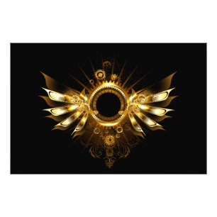 Steampunk wings photo print