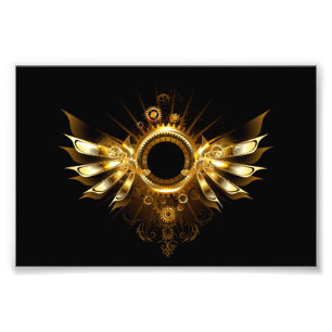 Steampunk wings photo print