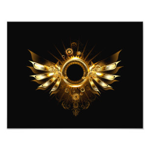 Steampunk wings photo print