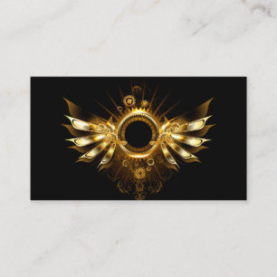 Steampunk wings place card