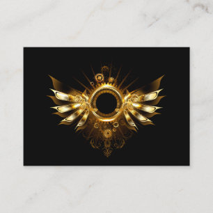 Steampunk wings place card