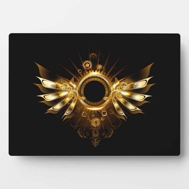 Steampunk wings plaque (Front)