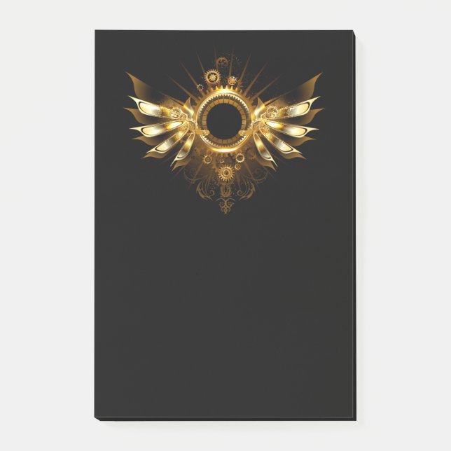 Steampunk wings post-it notes (Front)
