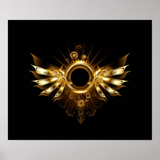 Steampunk wings poster (Front)