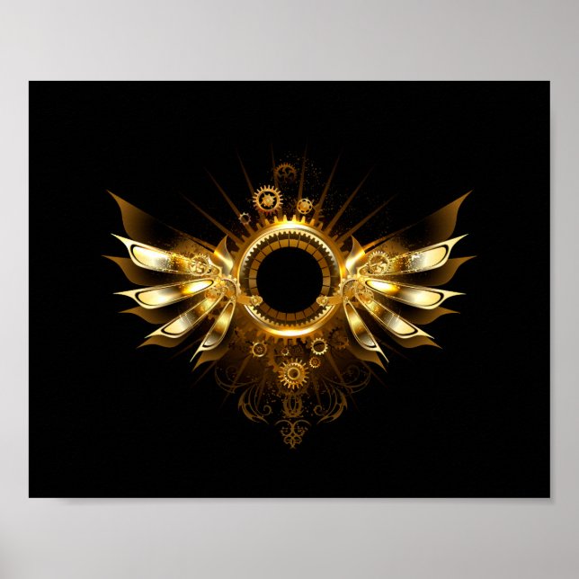 Steampunk wings poster (Front)