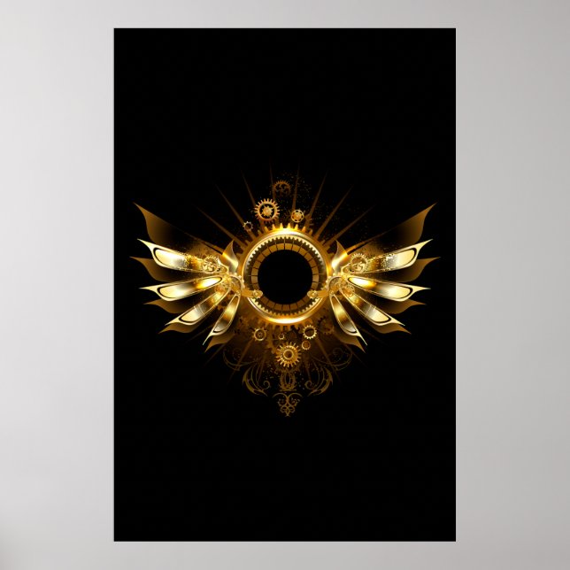 Steampunk wings poster (Front)