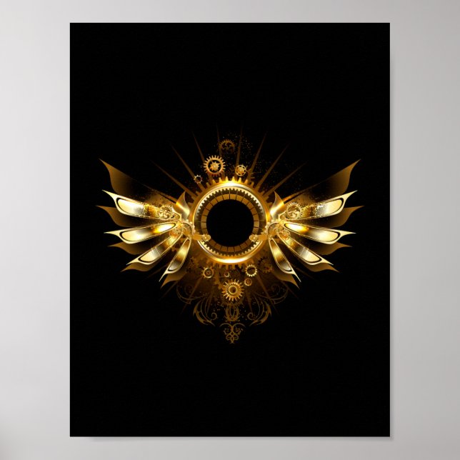 Steampunk wings poster (Front)