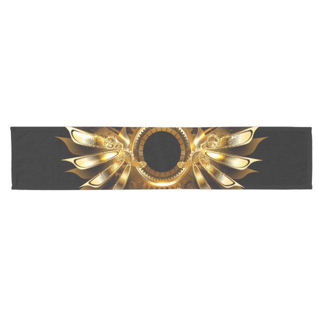 Steampunk wings short table runner (Horizontal)