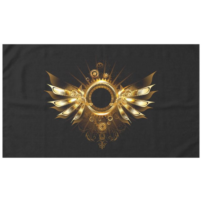 Steampunk wings tablecloth (Front (Horizontal))