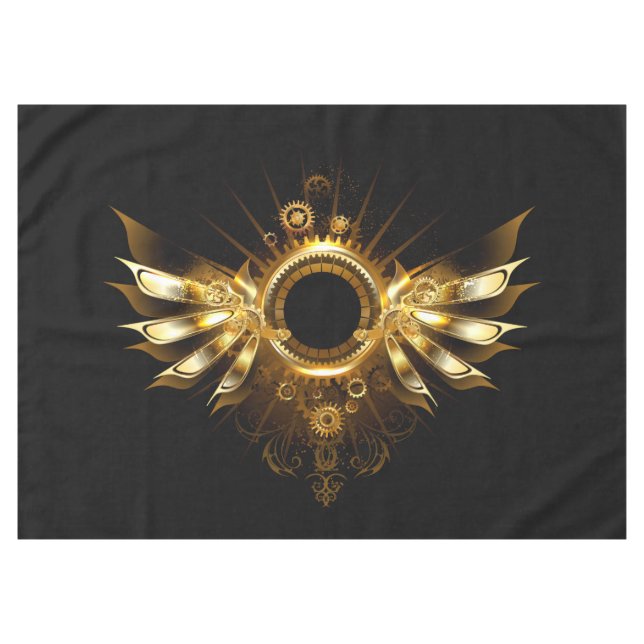 Steampunk wings tablecloth (Front (Horizontal))