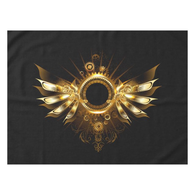 Steampunk wings tablecloth (Front (Horizontal))
