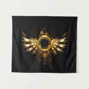 Steampunk wings tapestry