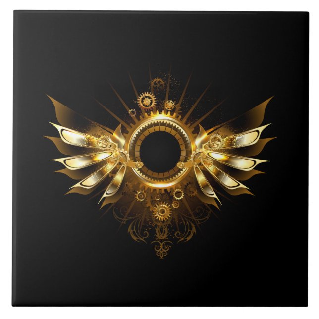 Steampunk wings tile (Front)