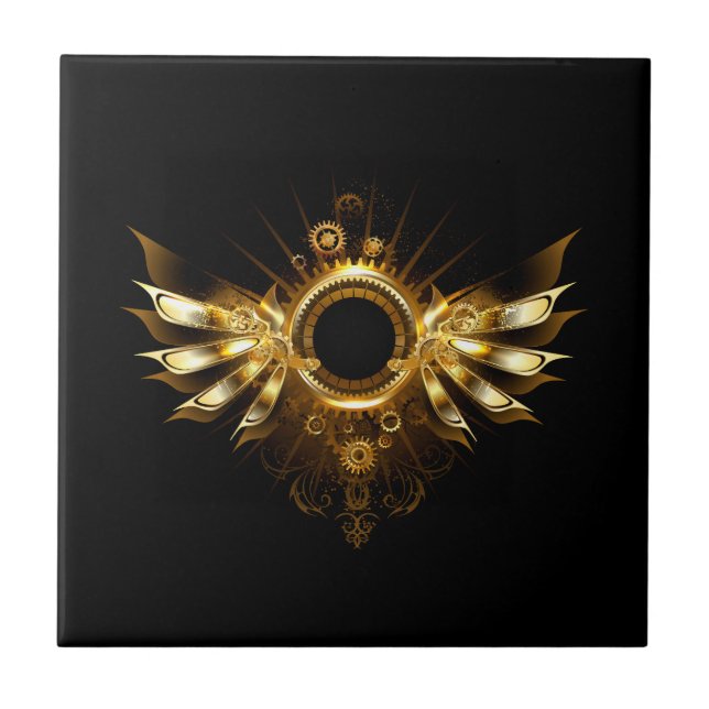 Steampunk wings tile (Front)