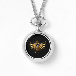 Steampunk wings watch