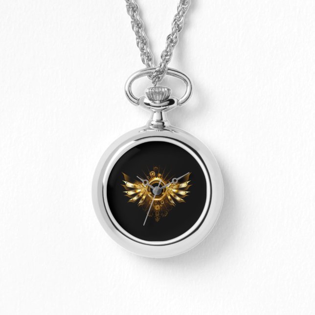 Steampunk wings watch (Front)